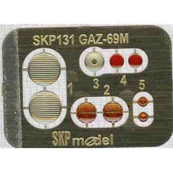 SKP 131 Lenses and taillights for Gaz 69