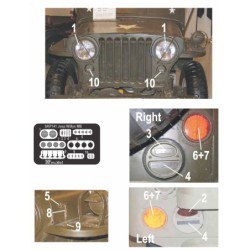 SKP 141 Lenses and Taillights for Jeep