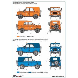 SKP 192 Obtisky pro UAZ
