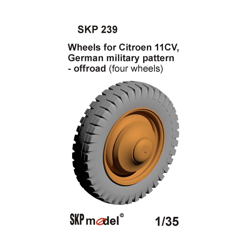 SKP 239 Wheels for Citroen 11 CV